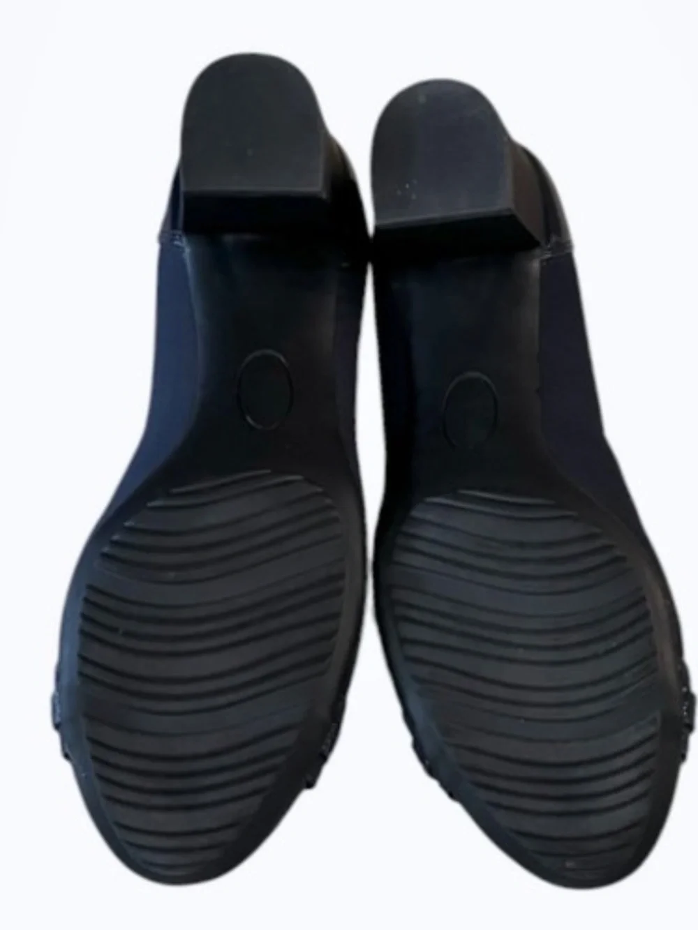 Jenn Ardor Women Navy Blue Low Heels Chunky Pump Size 8.5 Shoes